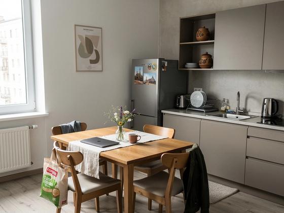 Kitchen and dining area preview